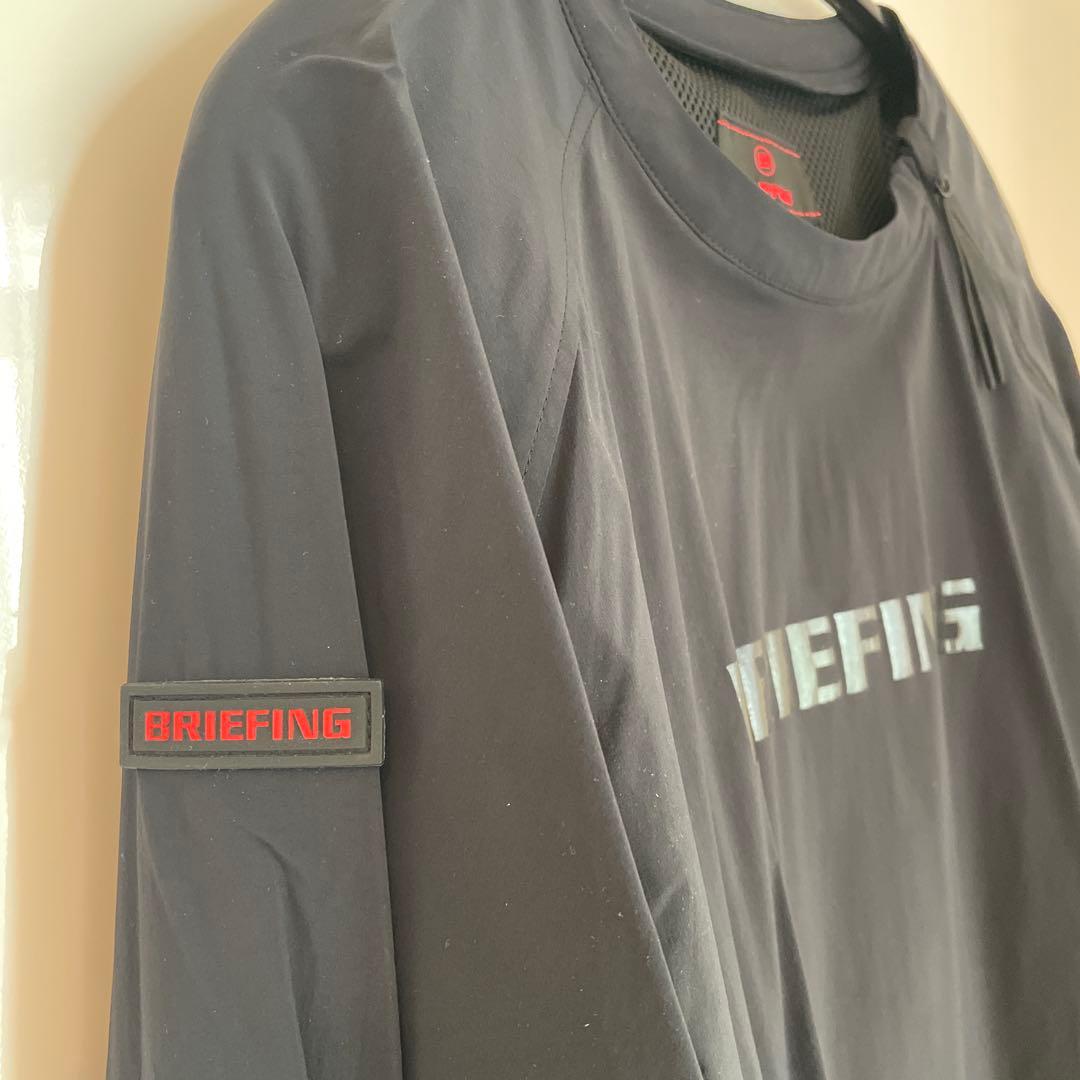 着用2-3回美品BRIEFING MS WIND PULLOVER ブラック M