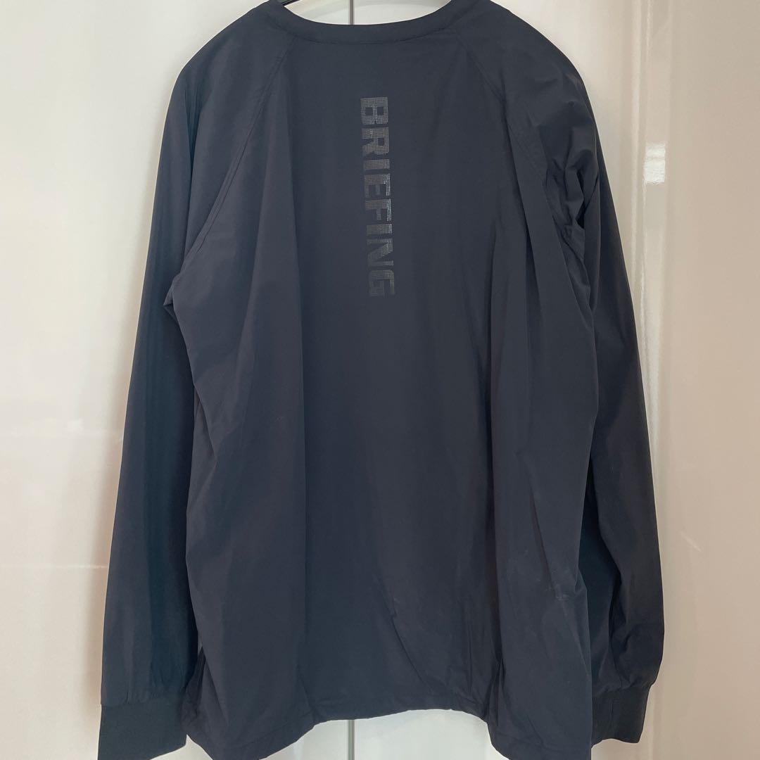 着用2-3回美品BRIEFING MS WIND PULLOVER ブラック M