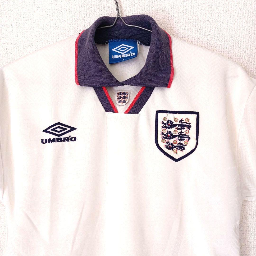 サッカー イングランド代表 ホームユニフォーム　UMBRO　94年 LB