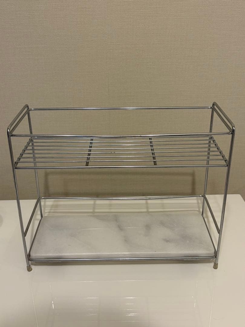 新品 大理石柄 キッチンラック 収納