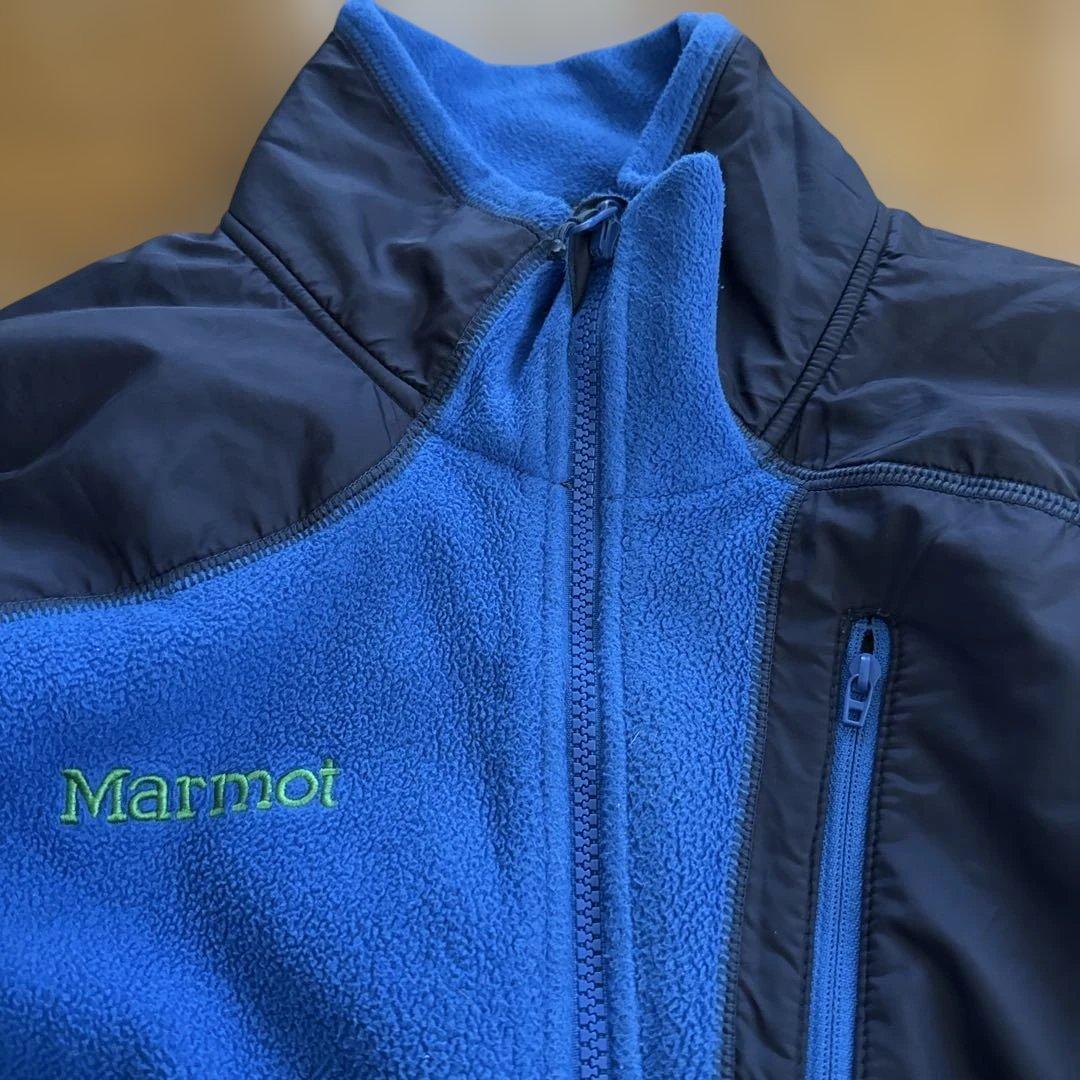 Marmot フリースジャケット 青