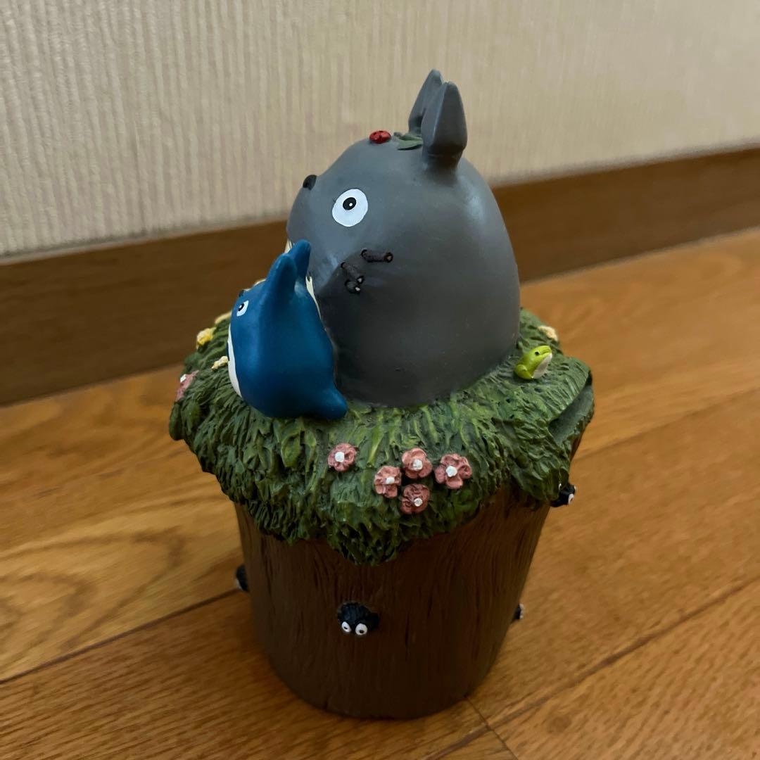 【希少】　トトロ貯金箱　フィギュア　となりのトトロ　青トトロ