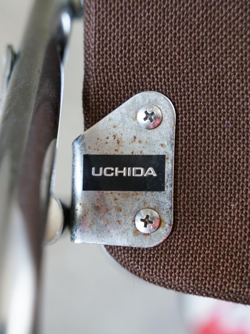 ヴィンテージ \"UCHIDA\" オフィスチェア 折りたたみ レトロモダン