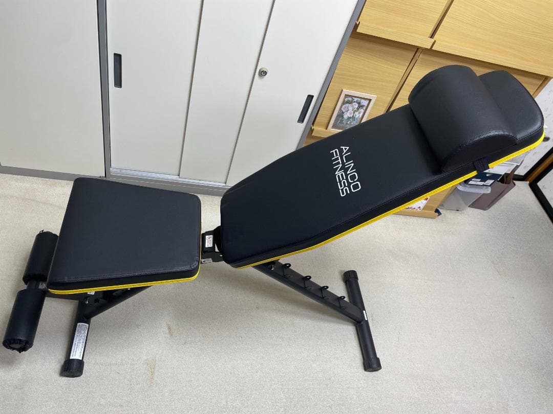 アルインコ アジャスタブルベンチ FA221Y　美品！