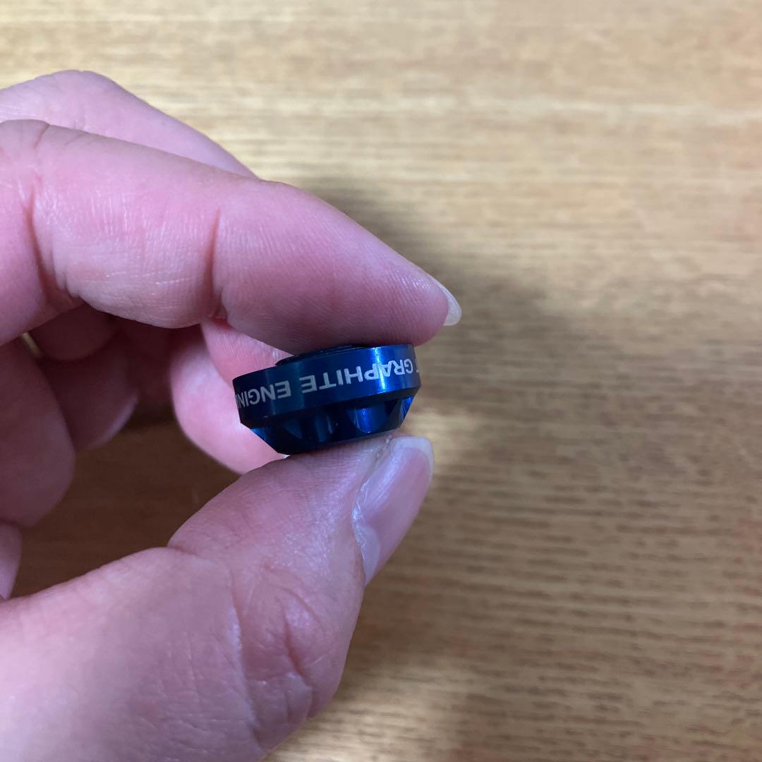 廃盤レア　美品　バサート　ダイワ用　ダブルハンドル　リールキャップ　セット