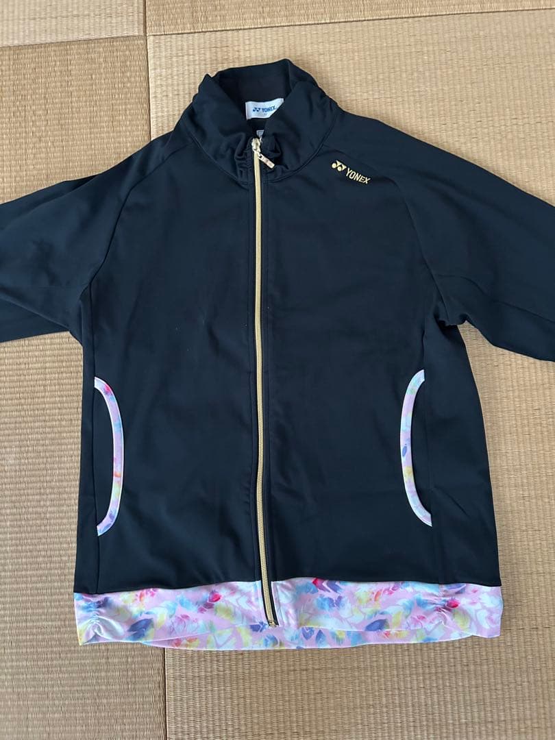 YONEX ブラック ジャージジャケット　レディース用