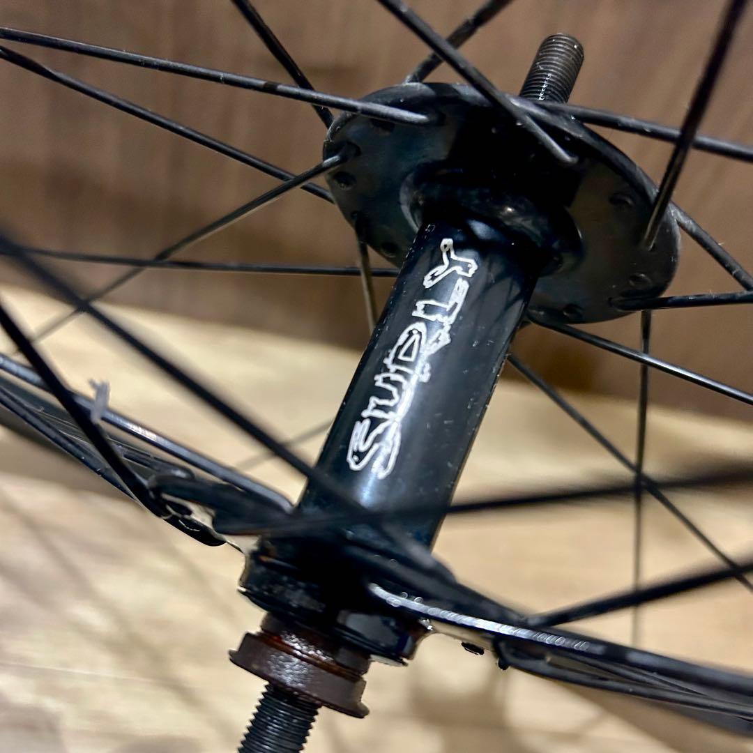 【SURLY/サーリー】ピスト用前輪ホイール＆タイヤ◆重量1.25kg