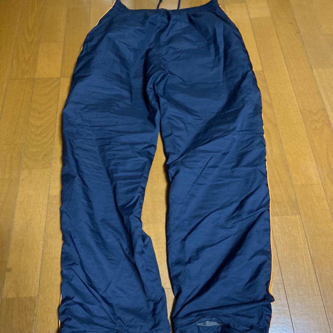 adidas 上下セット　オレンジ　紺　ジャージ　セットアップ　00s