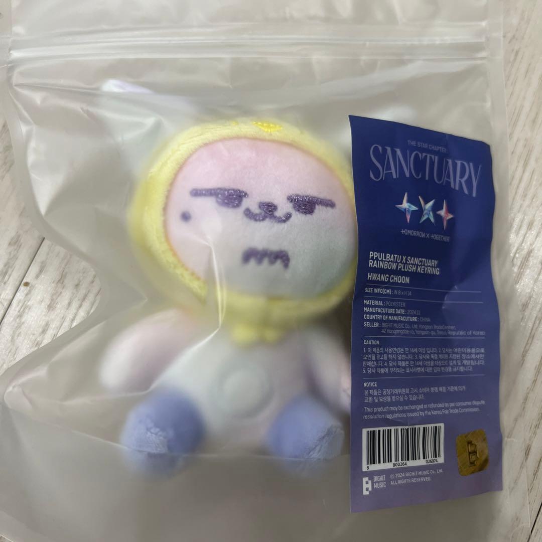 y*n様 ファンチュン レインボー キーリング　ヨンジュン　初期　TXTバック