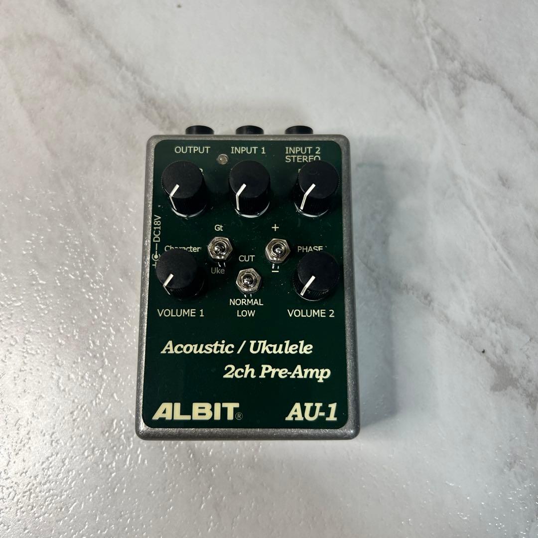 ギター ALBIT Acoustic Ukulele 2ch Pre-Amp AU-1