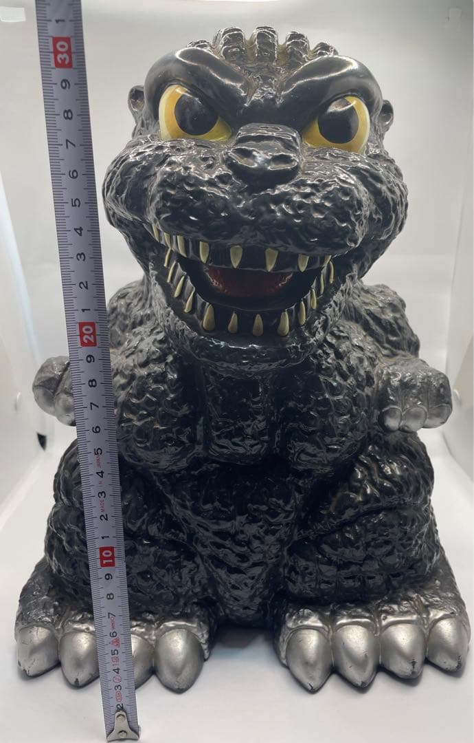 稀少品　ゴジラ&ミニラ　貯金箱　フィギュア　セット