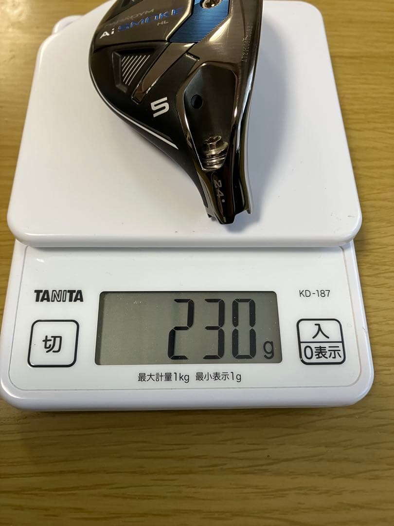 美品 キャロウェイ パラダイム Ai SMOKE HL 5U ヘッドのみ