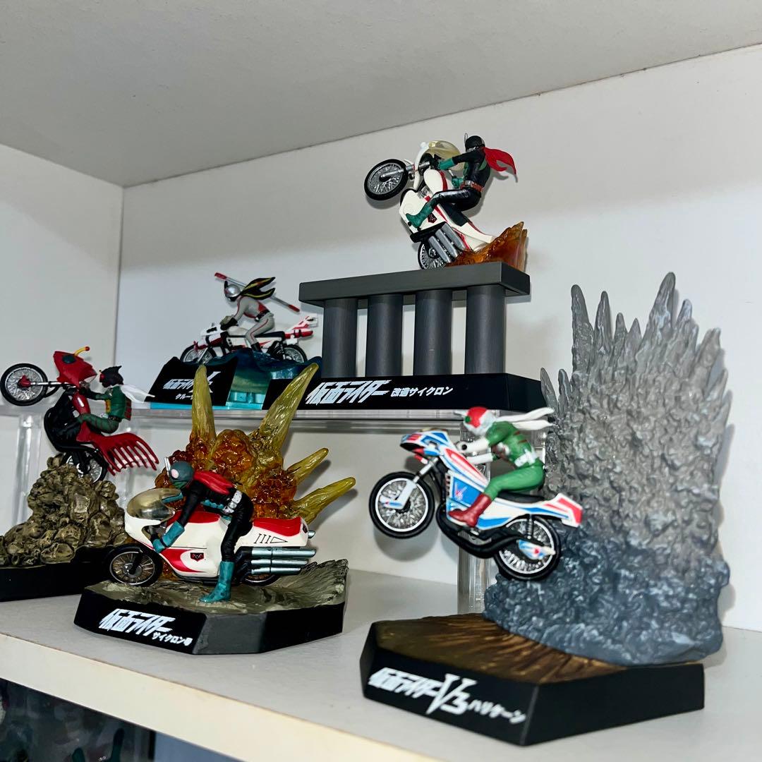 仮面ライダー マシン アクションフィギュア　 昭和ライダー５種 コンプ