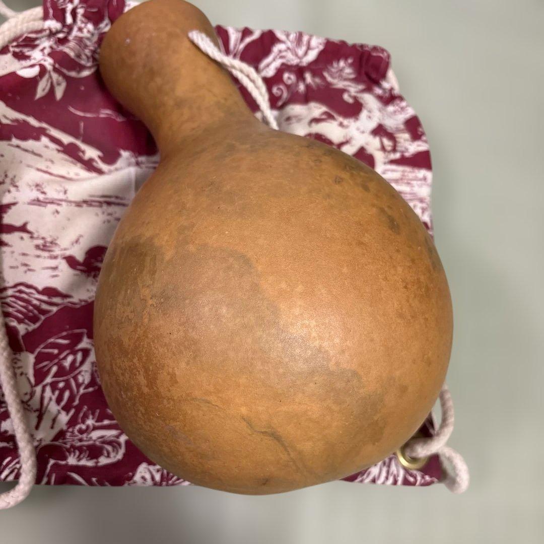 フラダンス イプ 楽器 巾着袋付 茶色 打楽器