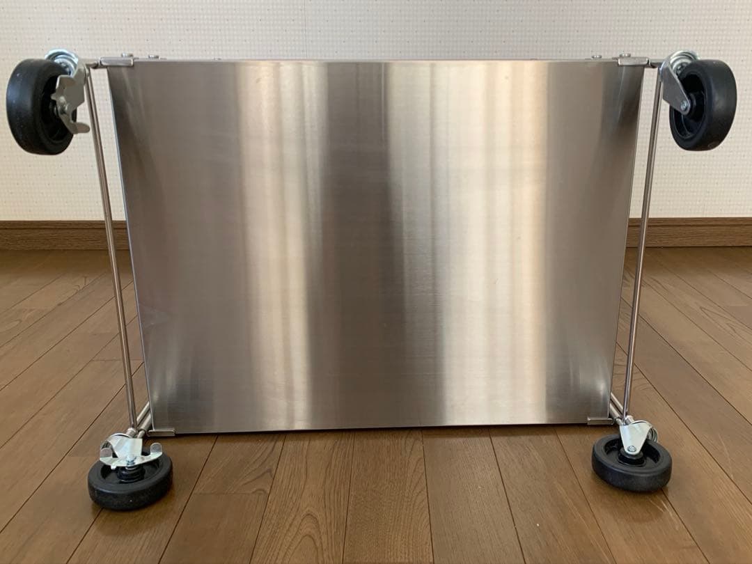 無印良品　MUJI 　ステンレスシェルフワゴン