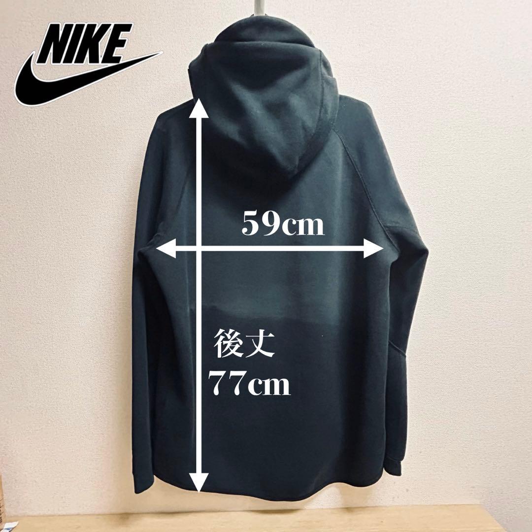 【美品】ナイキ テックフリース パーカー ジャケット ブラック XL