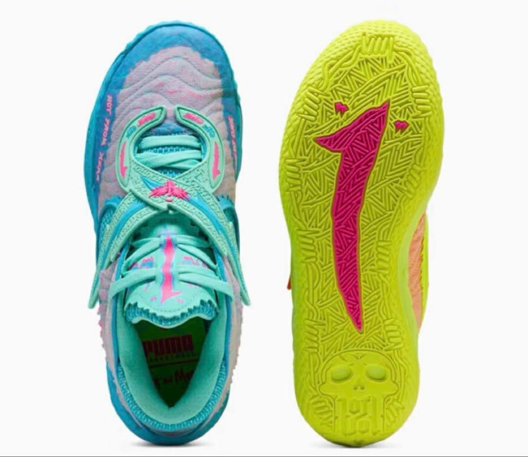 新品 PUMA MB.05 Rick And Morty ラメロ 25.5cm