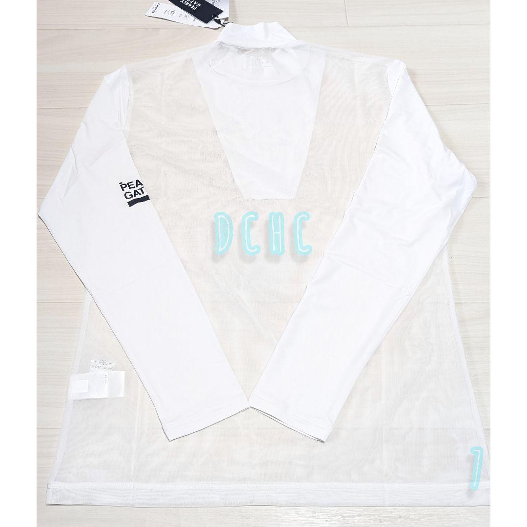 新品 【サイズ７(ＸＸＬ)】【ホワイト】パーリーゲイツ　長袖　ハイネックシャツ