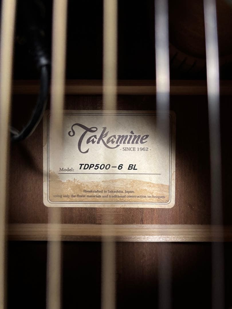 長渕剛Takamine TDP500-6 超美品