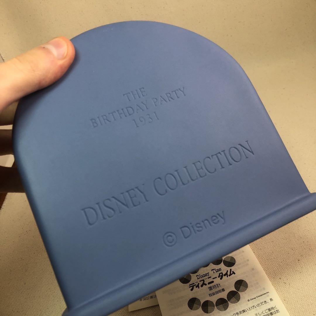 ディズニータイム　ミッキーマウス　置き時計