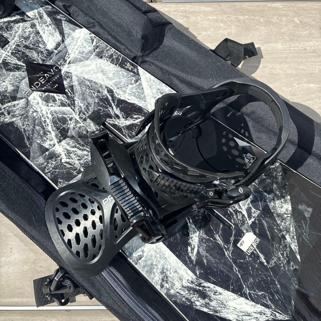 【美品】ENDEAVOR×FLUX スノーボード 3点セット 145cm