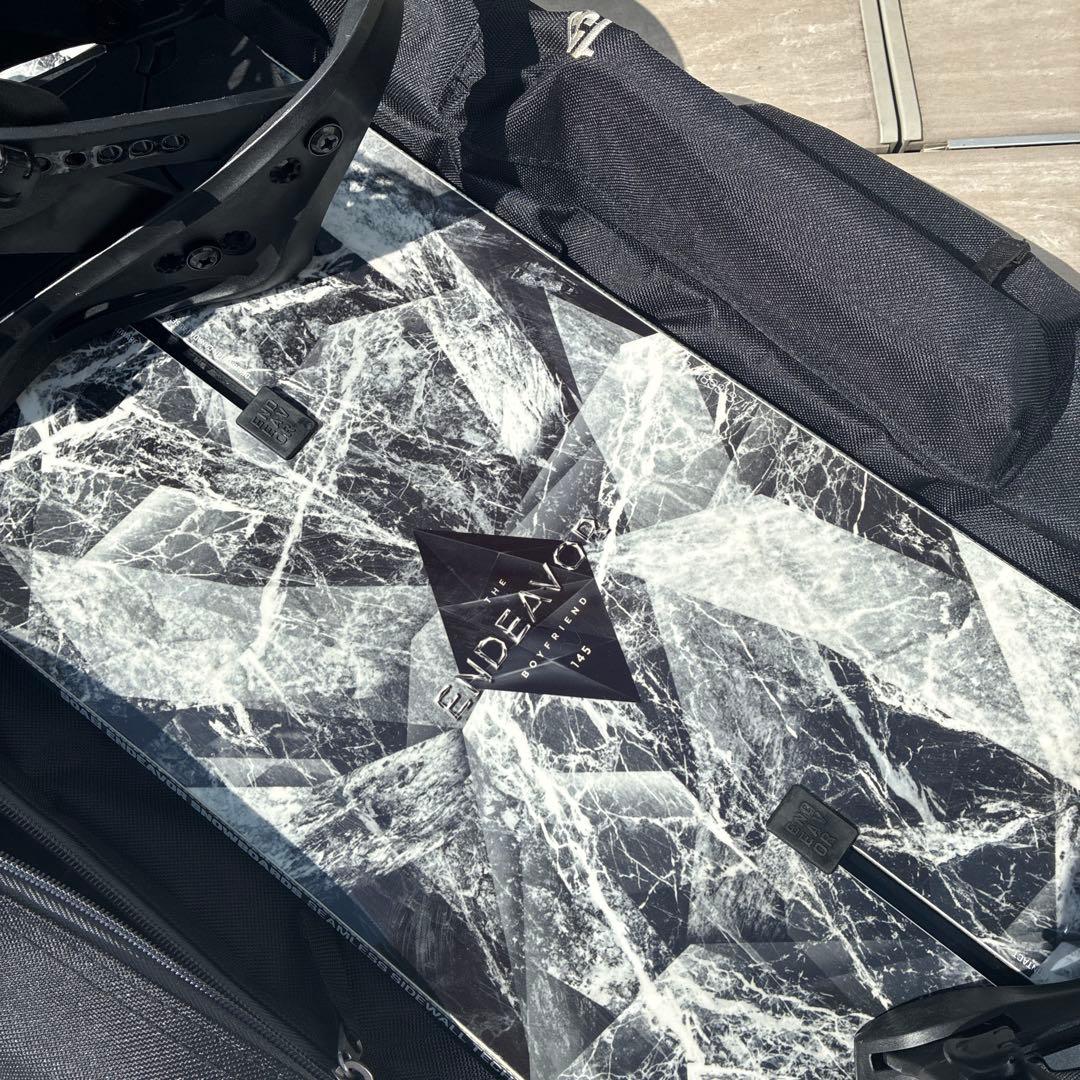【美品】ENDEAVOR×FLUX スノーボード 3点セット 145cm