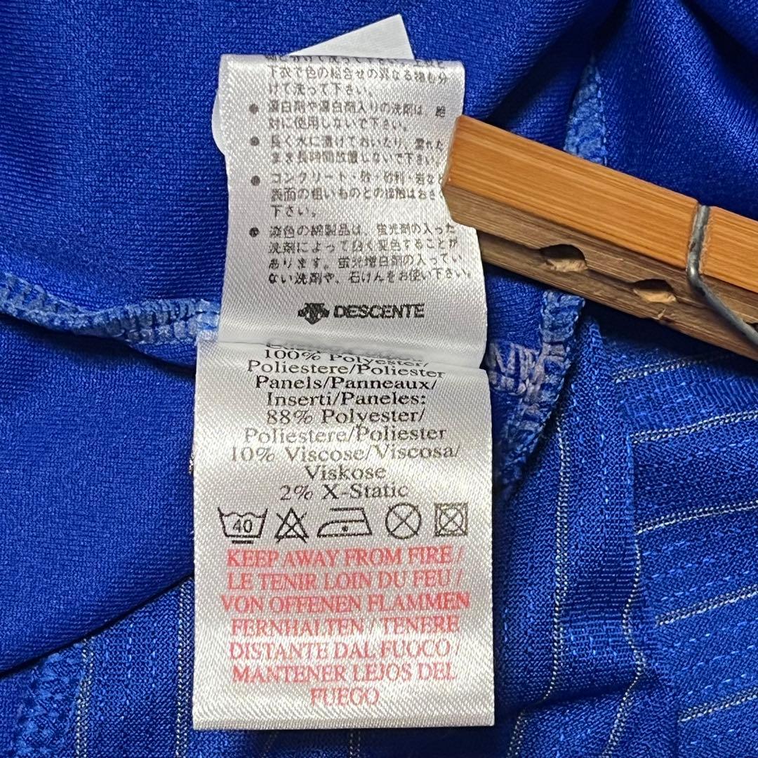 【美品】100周年CHELSEA ENGLAND 青 L ゲームシャツUMBRO