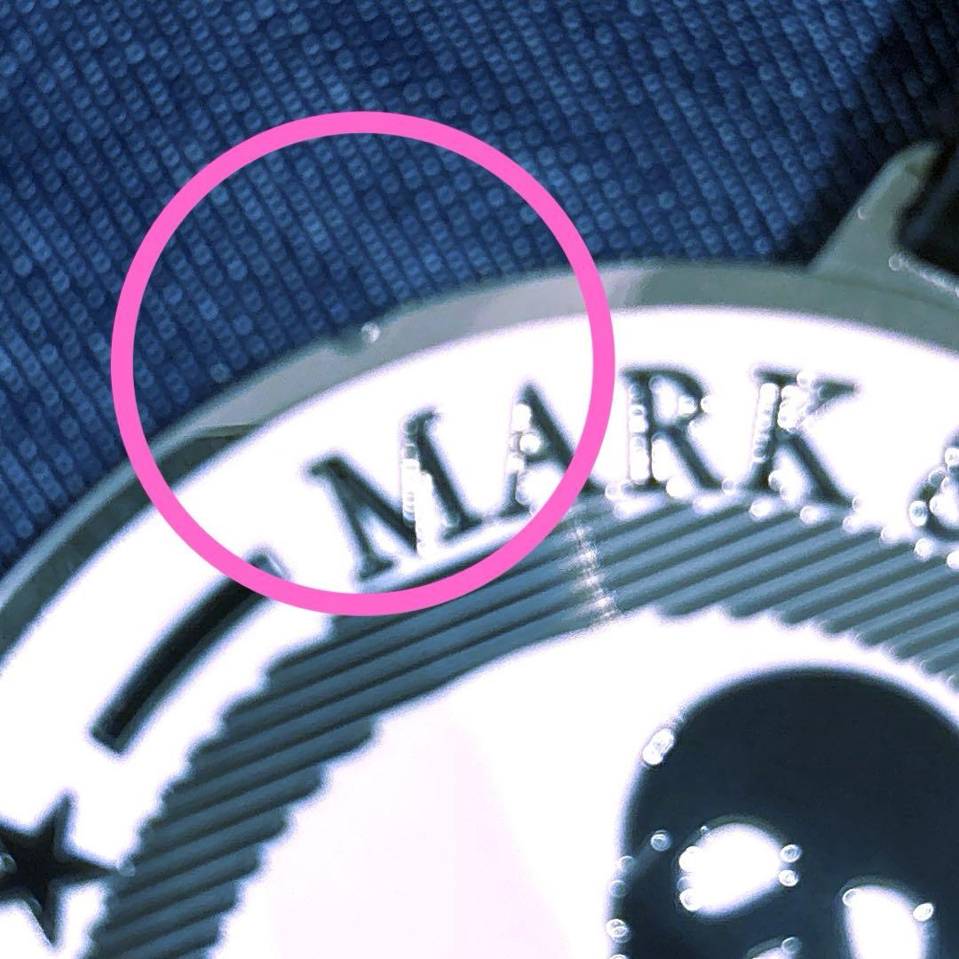MARK & LONA ゴルフネームプレート金属プレートシルバー