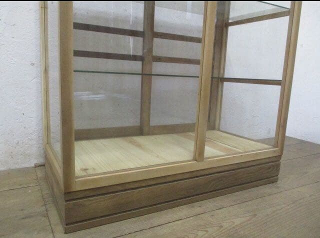 アンティークガラス棚