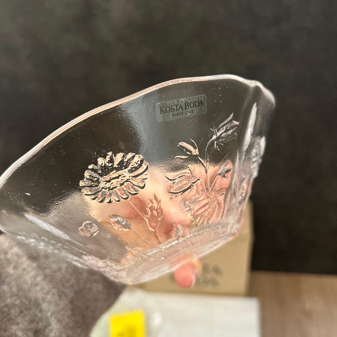 KOSTA BODA ULLAコスタボダ　デザート椀2個セット　未使用品