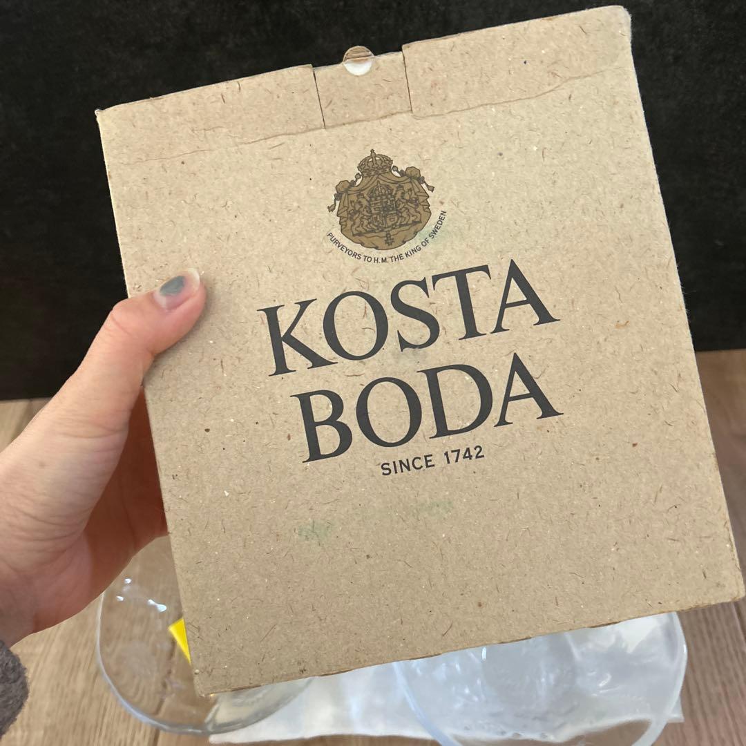 KOSTA BODA ULLAコスタボダ　デザート椀2個セット　未使用品