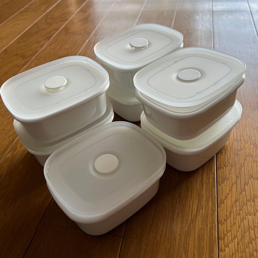 無印良品　ホーロー 保存容器 バルブ付密閉蓋