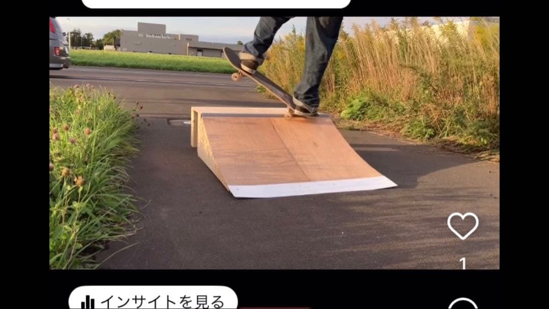 割引中　スケボー　ランプ　組み立てキット　NFボード滑走面