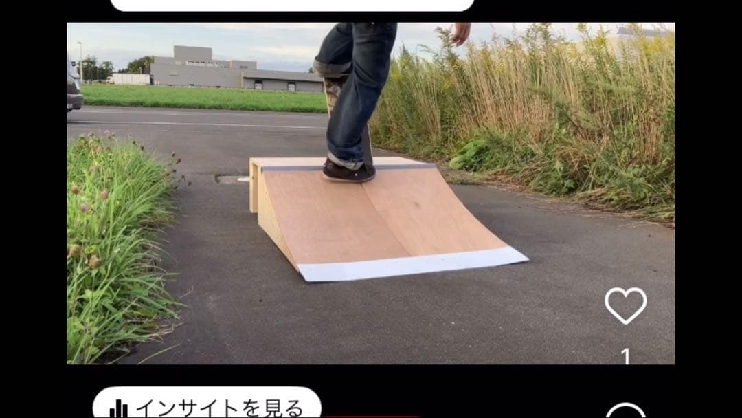 割引中　スケボー　ランプ　組み立てキット　NFボード滑走面
