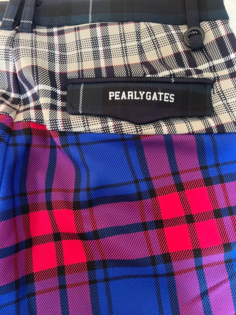 人気商品PEARLY GATES チェック柄パンツ