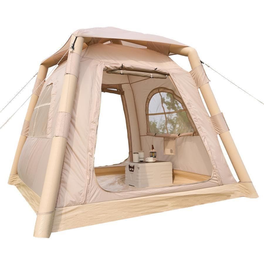 インフレータブル テント エアーテント1〜3人用防水 組立簡単キャンプ