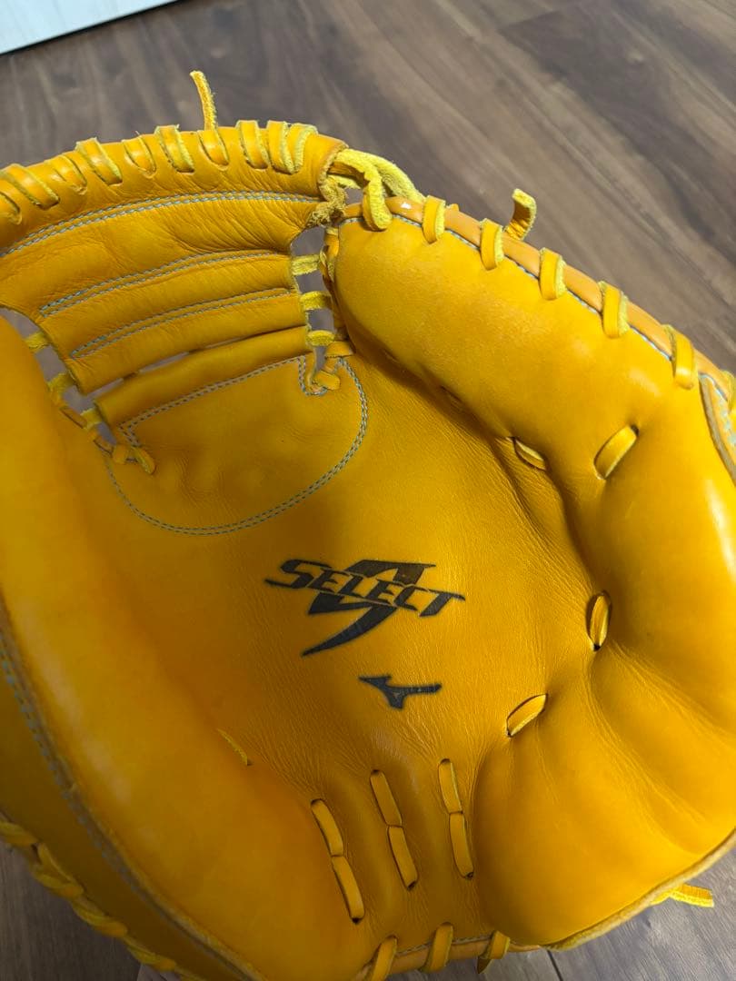 MUKAI　Mizuno Select 軟式グローブ イエロー
