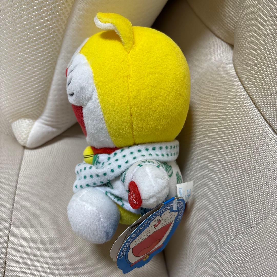元祖ドラえもん　温泉ピカピカぬいぐるみ　黄色 耳つき