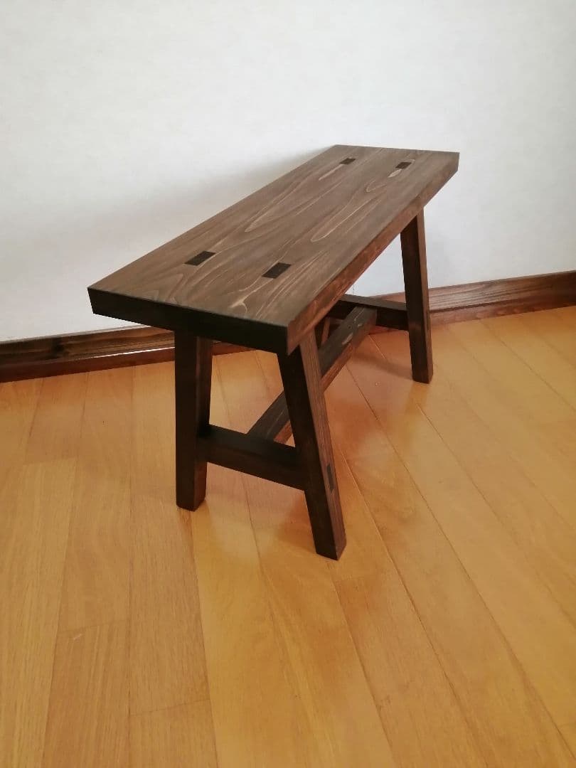 木製フラワースタンド　花台　幅50cm×高さ30cm　スツール　ベンチ　水槽台