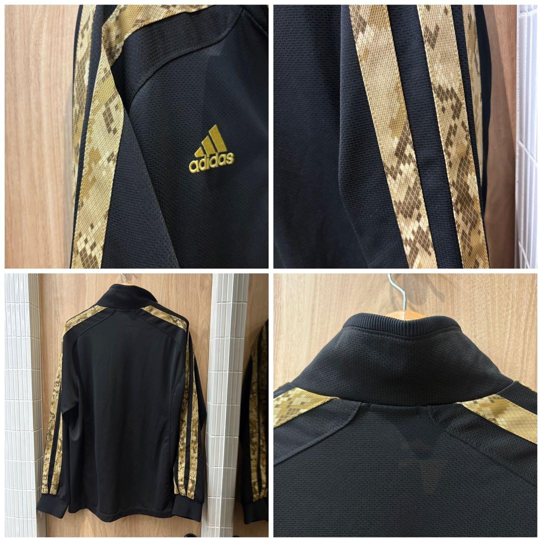 adidas アディダス パイソンラインゴールド ジャージ上下セット 古着屋購入