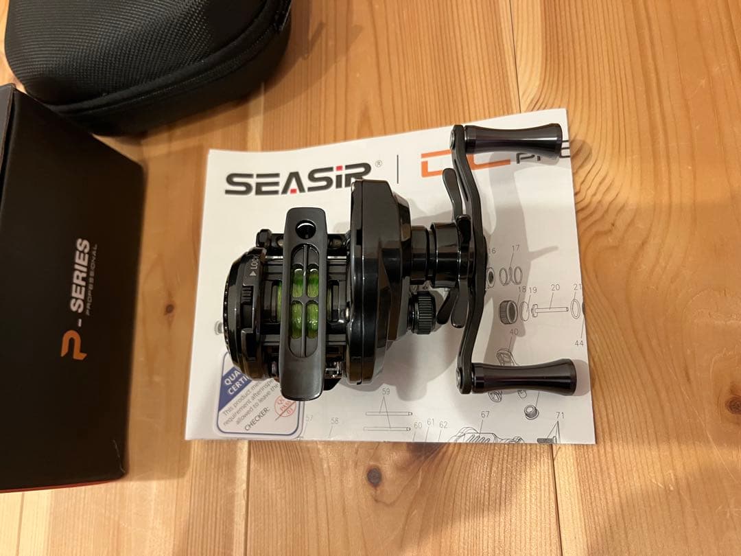 【新品未使用】SEASIR DC ラウンドプロ 丸型　ベイトフィネスリール