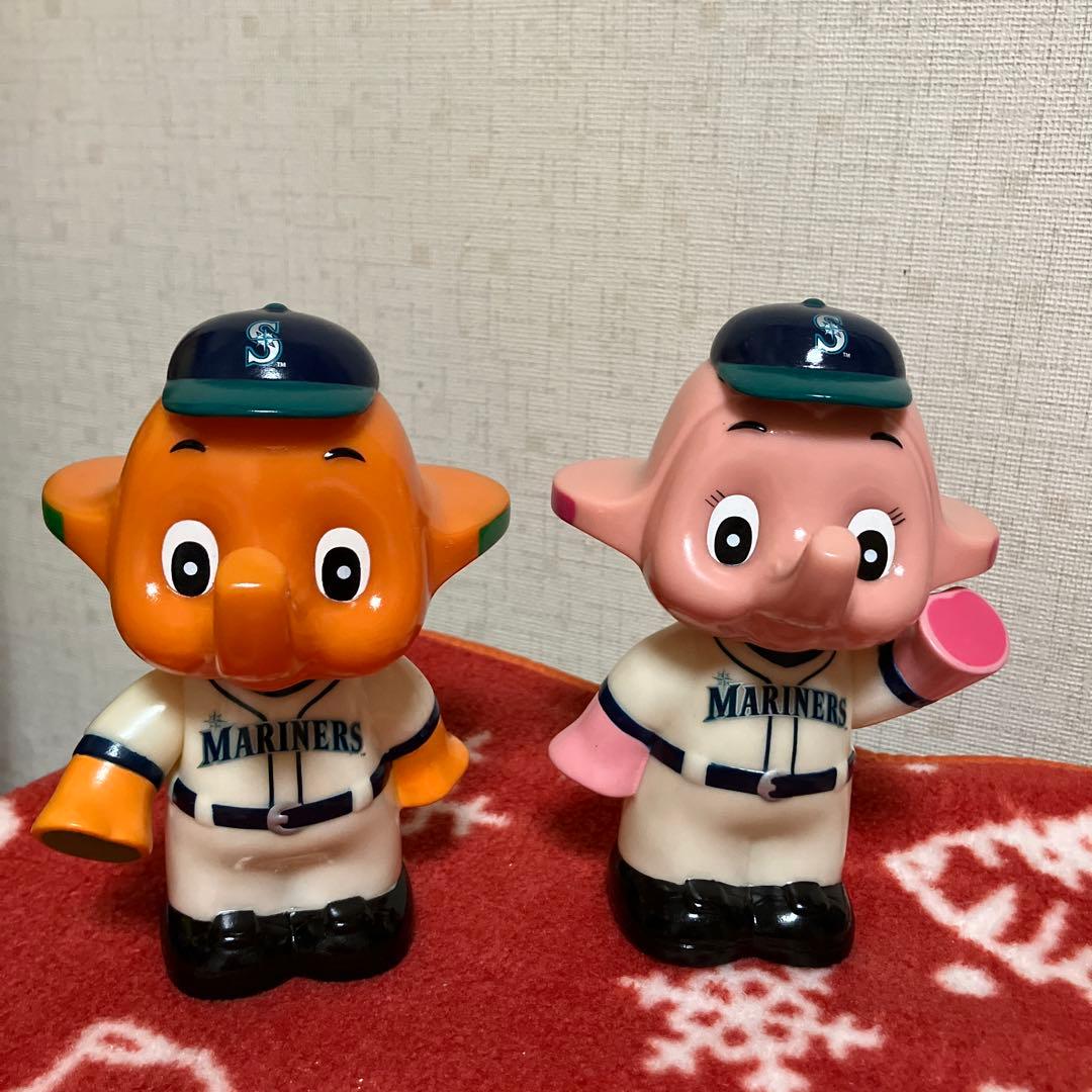 佐藤製薬　サトちゃん＆サトコちゃん野球フィギュアセット