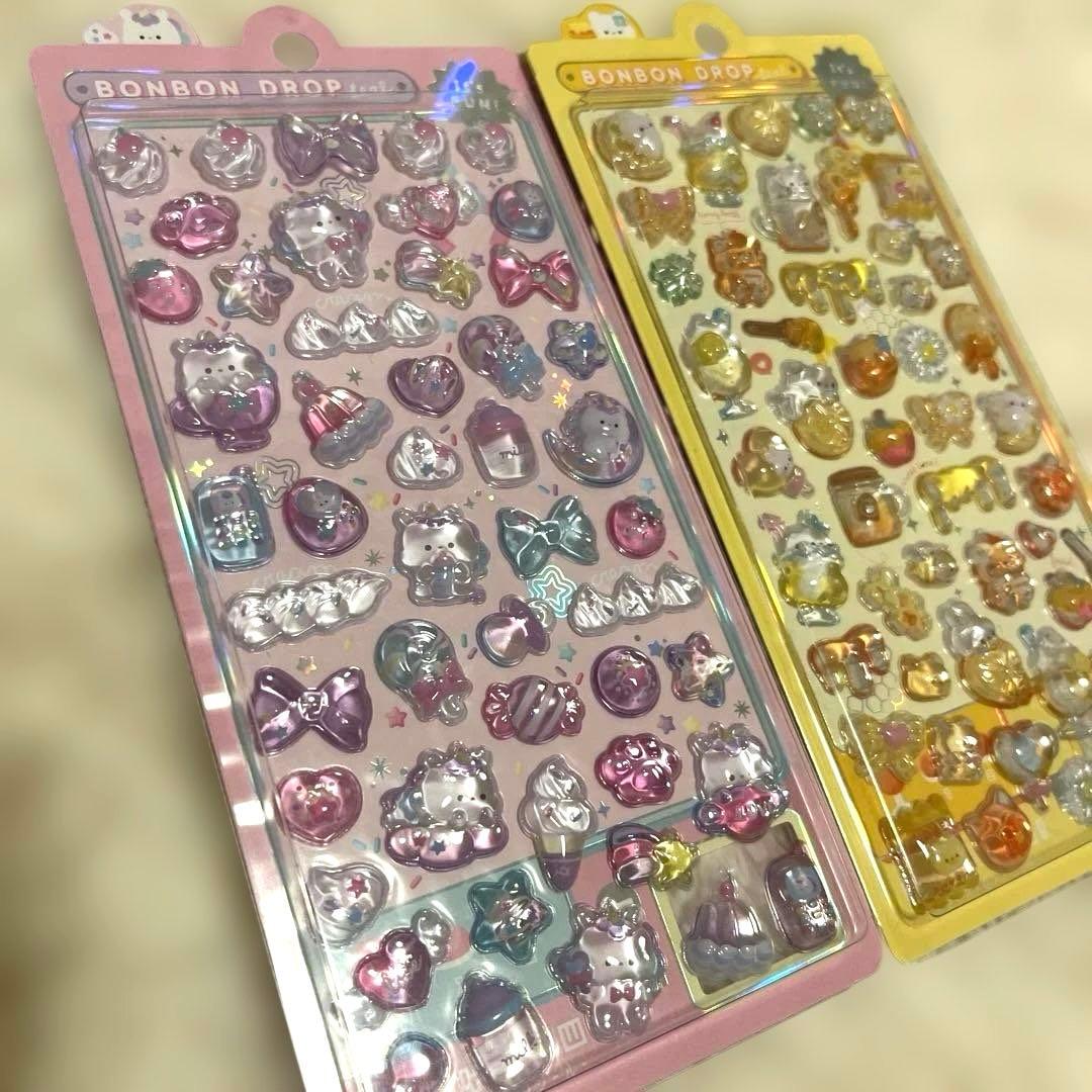 正規品❗️ボンボンドロップシール　はちみつ　ゆにこん　しまえな　にーはお　ボンドロ
