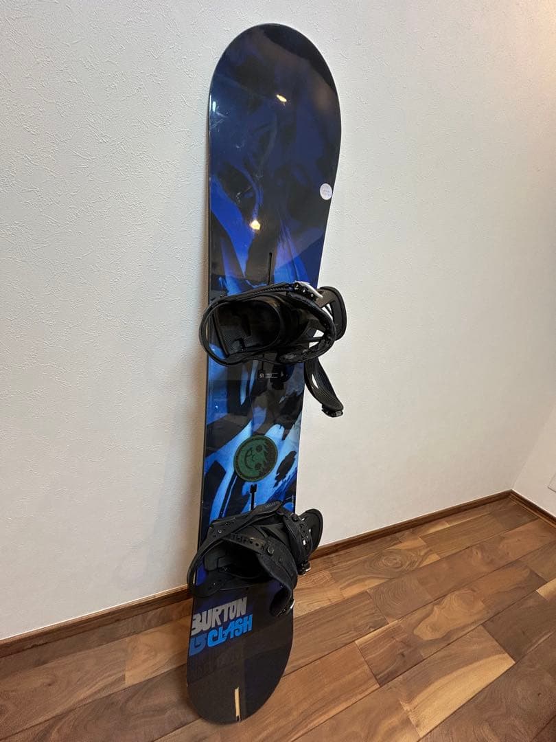 Burton（バートン）スノーボードセット ビンディング キャリーバッグ付青 黒