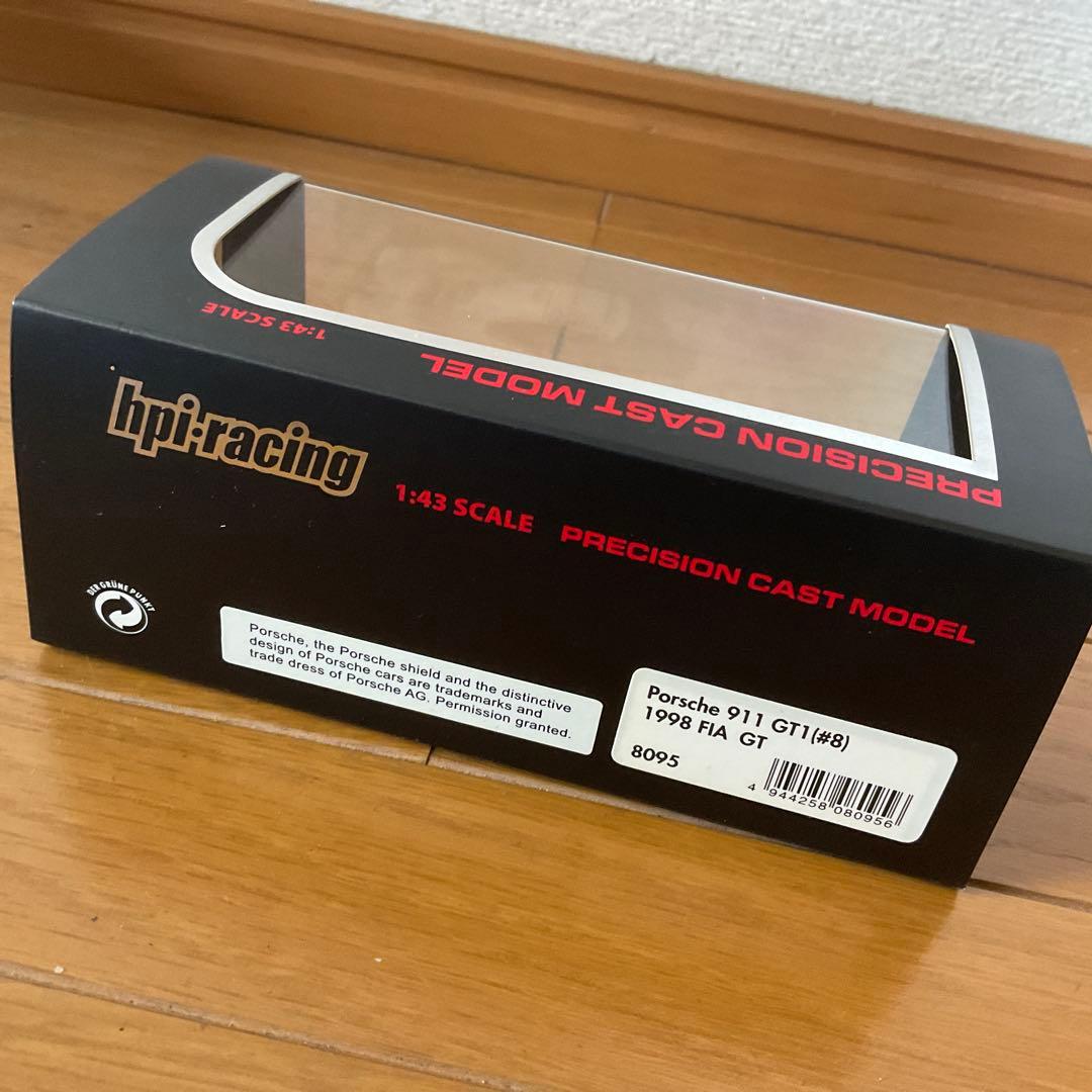 希少 1/43 HPI 8050 ポルシェ 911 GT1 LMルマン 1998