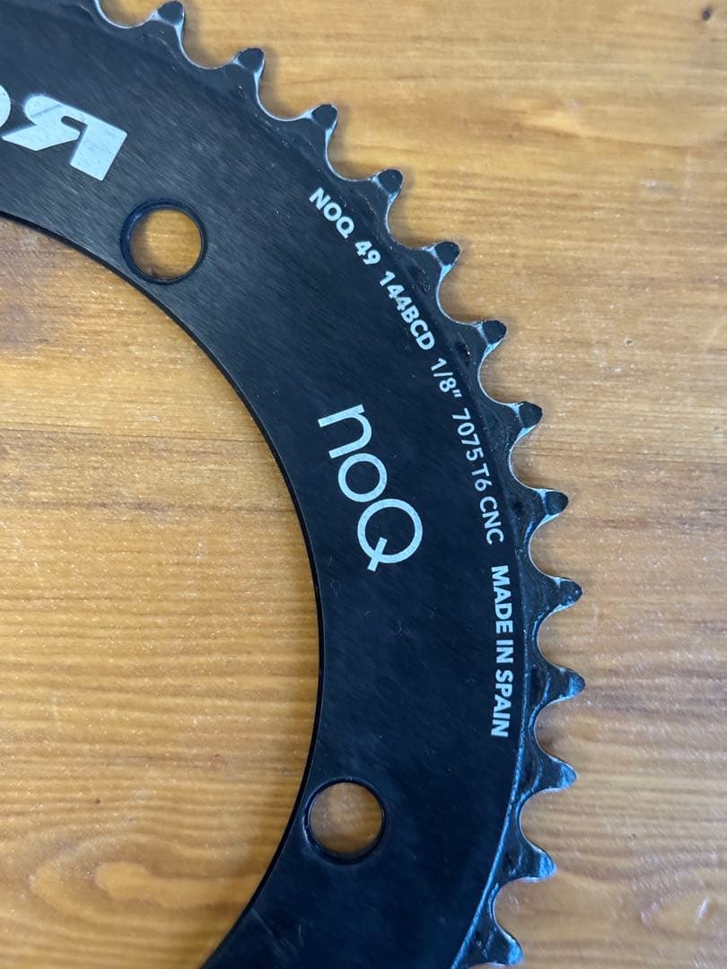 パーツ ROTOR noQ 144 TRACK CHAINRING 49T