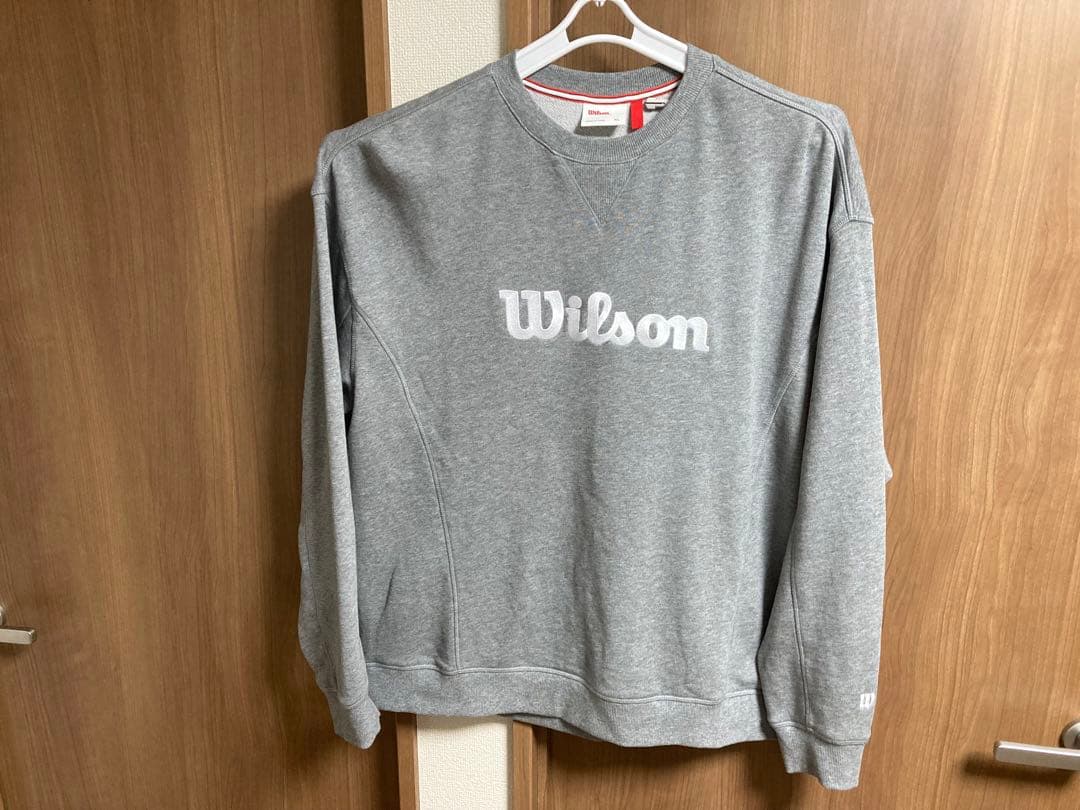 Wilson グレー クルーネック トレーナー
