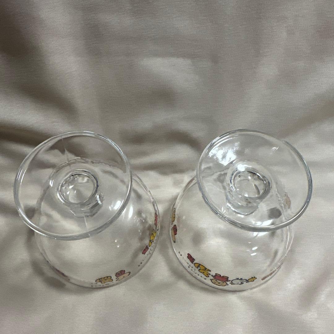 みんなのたあ坊　レトロサンリオ　デザートグラス　ガラス　2個セット