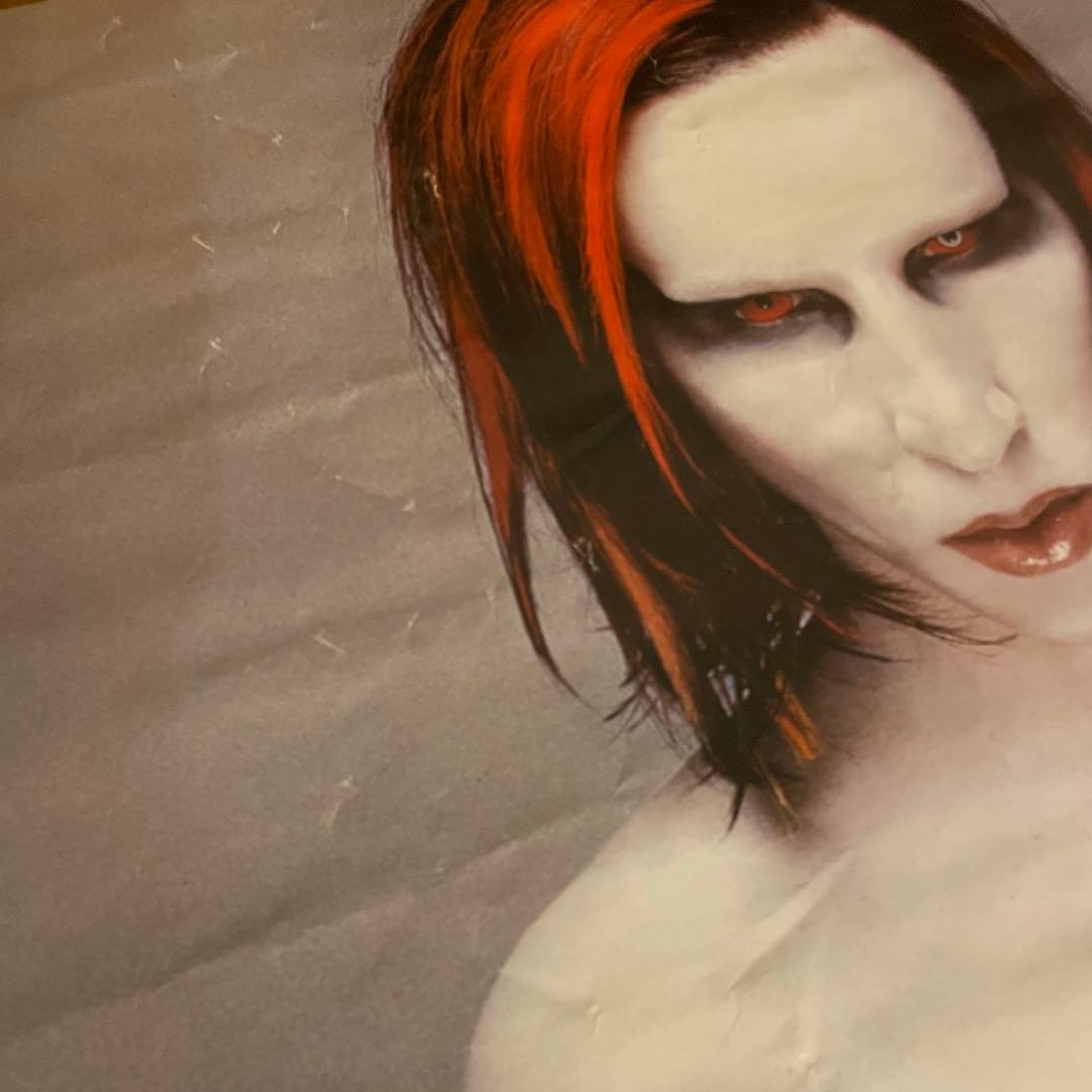 90s デッドストックmarilyn manson 大判ポスター