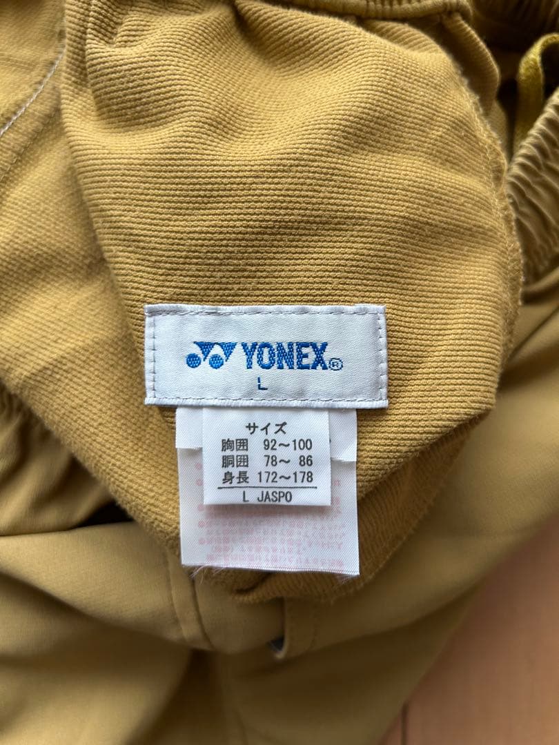 YONEX ハーフパンツ　キャメルゴールド